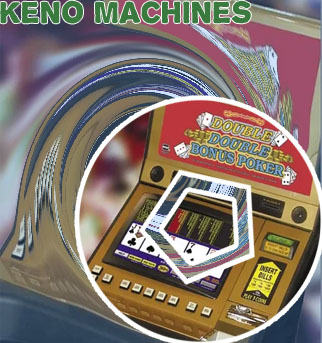Vintage video poker machine